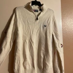 Vintage Chaps quarter zip sweater
